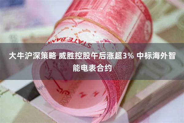 大牛沪深策略 威胜控股午后涨超3% 中标海外智能电表合约