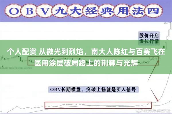 个人配资 从微光到烈焰，南大人陈红与百赛飞在医用涂层破局路上的荆棘与光辉