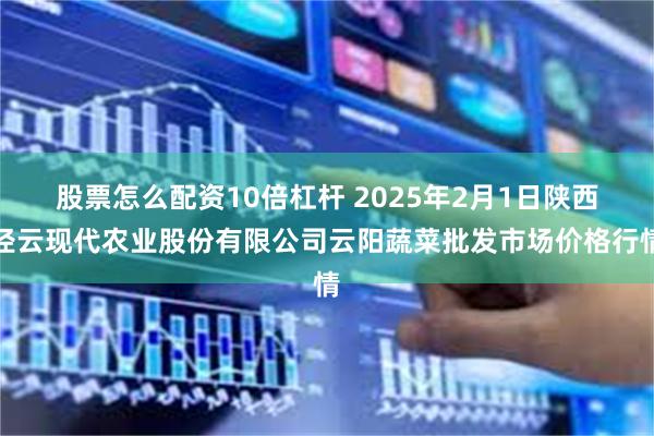 股票怎么配资10倍杠杆 2025年2月1日陕西泾云现代农业股份有限公司云阳蔬菜批发市场价格行情